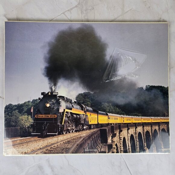 Set of 3 Trains, KATY MKT 177 Train, Box Car Home Print, Chessie Steam Special - Picture 7 of 12
